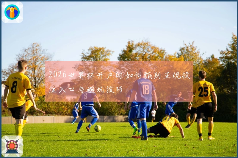 2026世界杯开户时如何甄别正规投注入口与避坑技巧