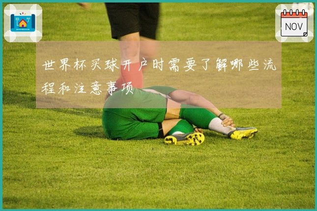 世界杯买球开户时需要了解哪些流程和注意事项